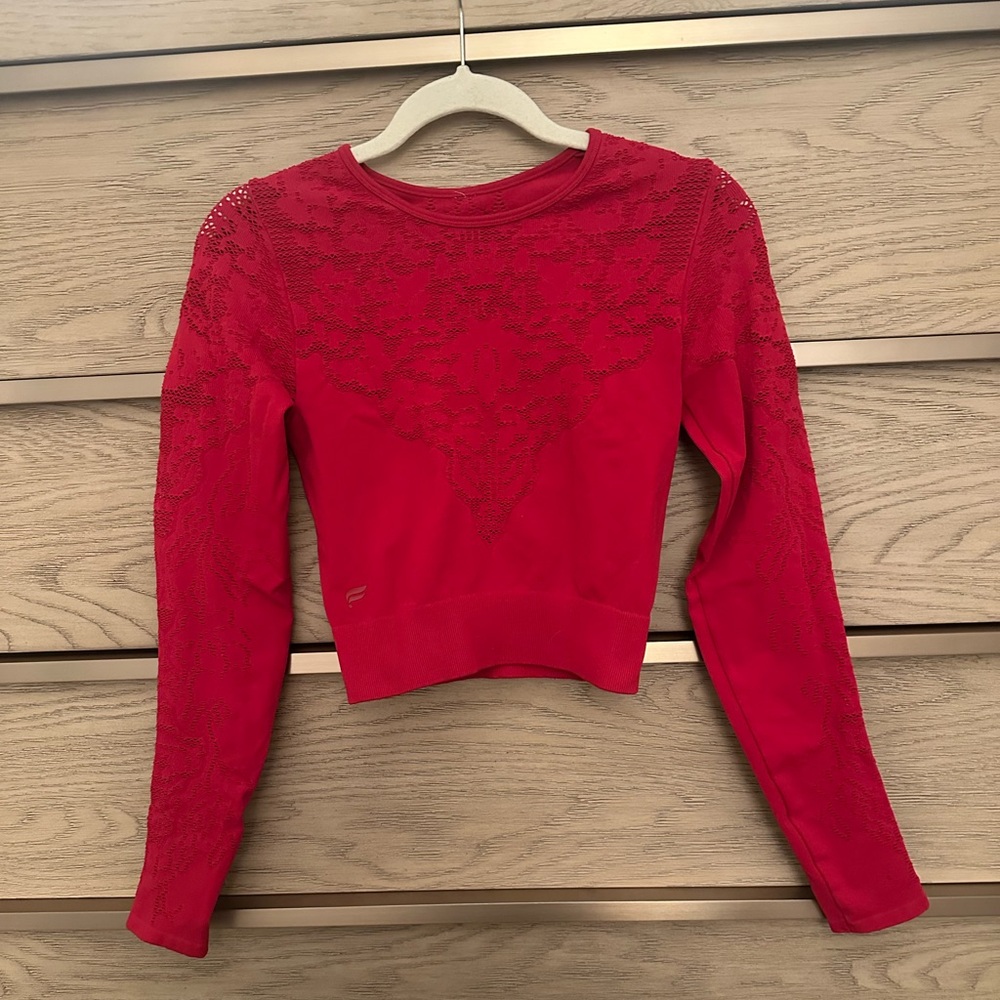 Fabletics Stretchy Long Sleeves Women's workout Top - Picture 4 of 4